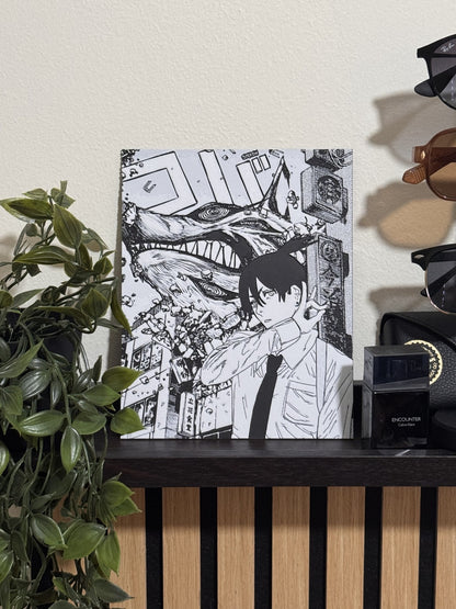 Chainsaw Man: Aki & Kon 3D Poster