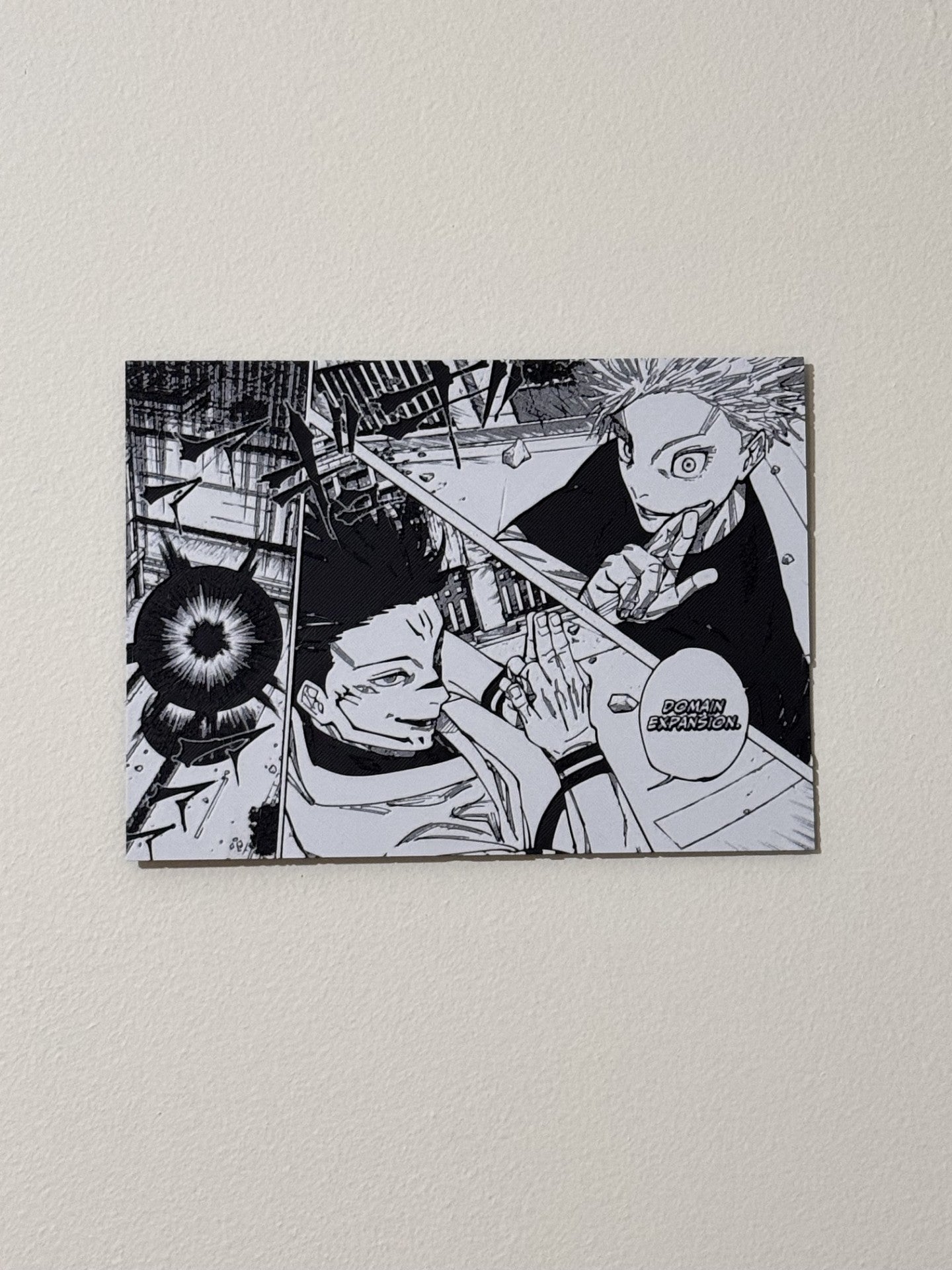 Jujutsu Kaisen: Gojo VS Sukuna Domain Expansion 3D Poster