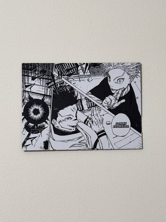 Jujutsu Kaisen: Gojo VS Sukuna Domain Expansion 3D Poster