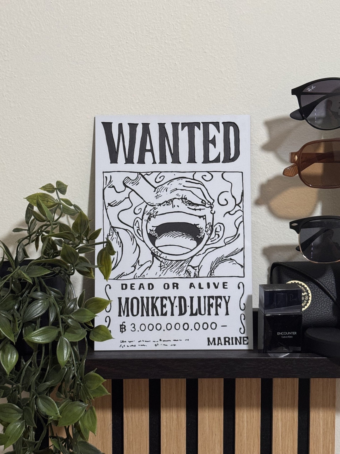 One Piece: Monkey D Luffy Gear 5 WANTED 3D Poster