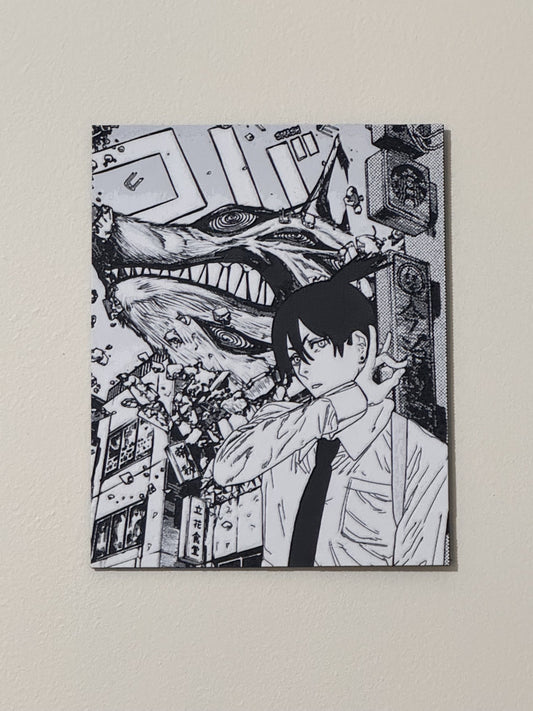 Chainsaw Man: Aki & Kon 3D Poster